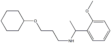 [3-(cyclohexyloxy)propyl][1-(2-methoxyphenyl)ethyl]amine Struktur