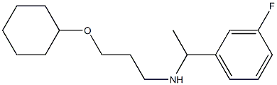 [3-(cyclohexyloxy)propyl][1-(3-fluorophenyl)ethyl]amine Struktur