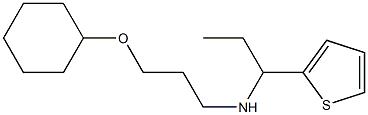 [3-(cyclohexyloxy)propyl][1-(thiophen-2-yl)propyl]amine Struktur