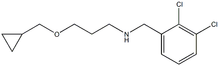 [3-(cyclopropylmethoxy)propyl][(2,3-dichlorophenyl)methyl]amine Struktur