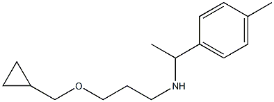 [3-(cyclopropylmethoxy)propyl][1-(4-methylphenyl)ethyl]amine Struktur