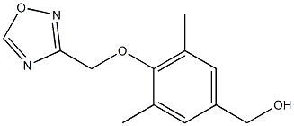 [3,5-dimethyl-4-(1,2,4-oxadiazol-3-ylmethoxy)phenyl]methanol Struktur