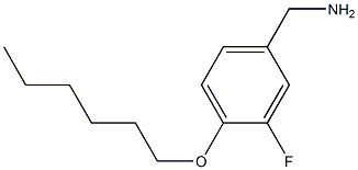 [3-fluoro-4-(hexyloxy)phenyl]methanamine Struktur