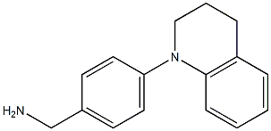 [4-(1,2,3,4-tetrahydroquinolin-1-yl)phenyl]methanamine Struktur