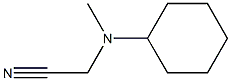 [cyclohexyl(methyl)amino]acetonitrile Struktur