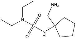 {1-[(diethylsulfamoyl)amino]cyclopentyl}methanamine Struktur