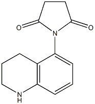 1-(1,2,3,4-tetrahydroquinolin-5-yl)pyrrolidine-2,5-dione Struktur