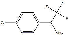 1-(4-chlorophenyl)-2,2,2-trifluoroethanamine Struktur