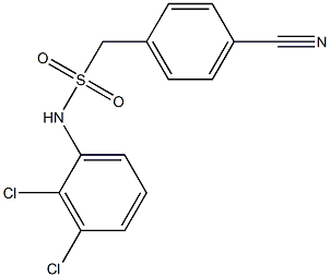 1-(4-cyanophenyl)-N-(2,3-dichlorophenyl)methanesulfonamide Struktur