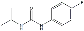 1-(4-fluorophenyl)-3-propan-2-ylurea Struktur