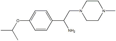 1-(4-isopropoxyphenyl)-2-(4-methylpiperazin-1-yl)ethanamine Struktur