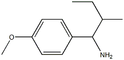 1-(4-methoxyphenyl)-2-methylbutan-1-amine Struktur