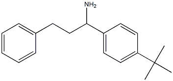 1-(4-tert-butylphenyl)-3-phenylpropan-1-amine Struktur