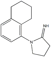 1-(5,6,7,8-tetrahydronaphthalen-1-yl)pyrrolidin-2-imine Struktur