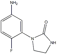 1-(5-amino-2-fluorophenyl)imidazolidin-2-one Struktur