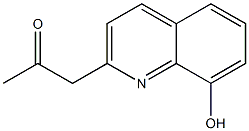 1-(8-hydroxyquinolin-2-yl)propan-2-one Struktur