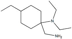 1-(aminomethyl)-N,N,4-triethylcyclohexan-1-amine Struktur