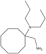 1-(aminomethyl)-N,N-dipropylcyclooctan-1-amine Struktur