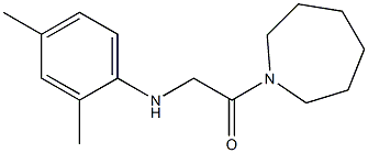 1-(azepan-1-yl)-2-[(2,4-dimethylphenyl)amino]ethan-1-one Struktur