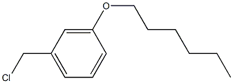 1-(chloromethyl)-3-(hexyloxy)benzene Struktur