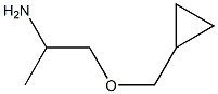 1-(cyclopropylmethoxy)propan-2-amine Struktur