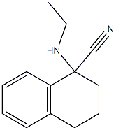 1-(ethylamino)-1,2,3,4-tetrahydronaphthalene-1-carbonitrile Struktur