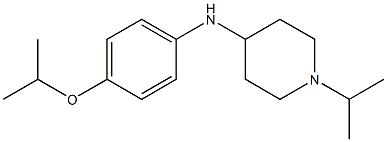 1-(propan-2-yl)-N-[4-(propan-2-yloxy)phenyl]piperidin-4-amine Struktur