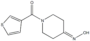 1-(thien-3-ylcarbonyl)piperidin-4-one oxime Struktur