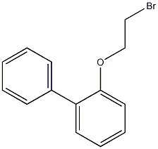 1,1'-biphenyl-2-yl 2-bromoethyl ether Struktur