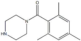 1-[(2,4,6-trimethylphenyl)carbonyl]piperazine Struktur