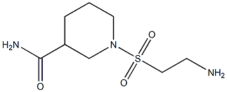 1-[(2-aminoethyl)sulfonyl]piperidine-3-carboxamide Struktur