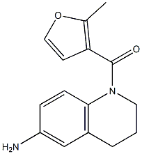 1-[(2-methylfuran-3-yl)carbonyl]-1,2,3,4-tetrahydroquinolin-6-amine Struktur