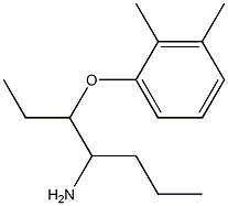 1-[(4-aminoheptan-3-yl)oxy]-2,3-dimethylbenzene Struktur