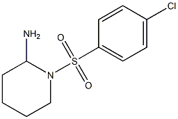 1-[(4-chlorobenzene)sulfonyl]piperidin-2-amine Struktur