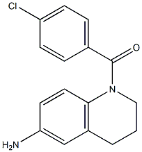 1-[(4-chlorophenyl)carbonyl]-1,2,3,4-tetrahydroquinolin-6-amine Struktur