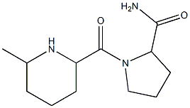 1-[(6-methylpiperidin-2-yl)carbonyl]pyrrolidine-2-carboxamide Struktur