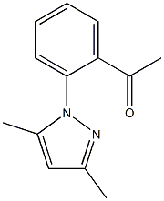 1-[2-(3,5-dimethyl-1H-pyrazol-1-yl)phenyl]ethan-1-one Struktur