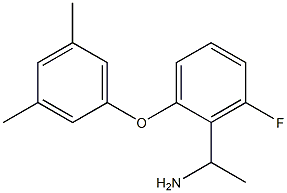 1-[2-(3,5-dimethylphenoxy)-6-fluorophenyl]ethan-1-amine Struktur