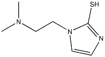 1-[2-(dimethylamino)ethyl]-1H-imidazole-2-thiol Struktur