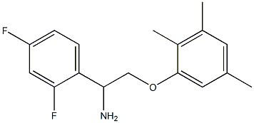 1-[2-amino-2-(2,4-difluorophenyl)ethoxy]-2,3,5-trimethylbenzene Struktur