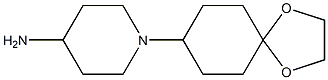 1-{1,4-dioxaspiro[4.5]decan-8-yl}piperidin-4-amine Struktur