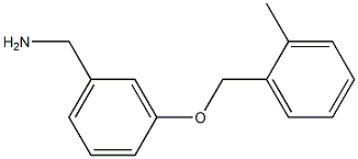 1-{3-[(2-methylbenzyl)oxy]phenyl}methanamine Struktur