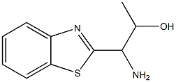 1-amino-1-(1,3-benzothiazol-2-yl)propan-2-ol Struktur