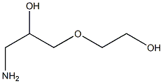 1-amino-3-(2-hydroxyethoxy)propan-2-ol Struktur