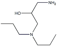 1-amino-3-(dipropylamino)propan-2-ol Struktur