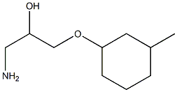 1-amino-3-[(3-methylcyclohexyl)oxy]propan-2-ol Struktur