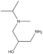 1-amino-3-[isopropyl(methyl)amino]propan-2-ol Struktur