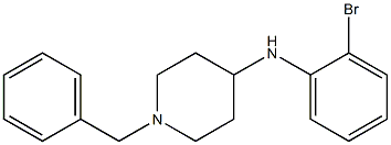 1-benzyl-N-(2-bromophenyl)piperidin-4-amine Struktur