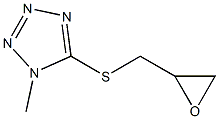 1-methyl-5-[(oxiran-2-ylmethyl)sulfanyl]-1H-1,2,3,4-tetrazole Struktur