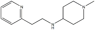 1-methyl-N-[2-(pyridin-2-yl)ethyl]piperidin-4-amine Struktur